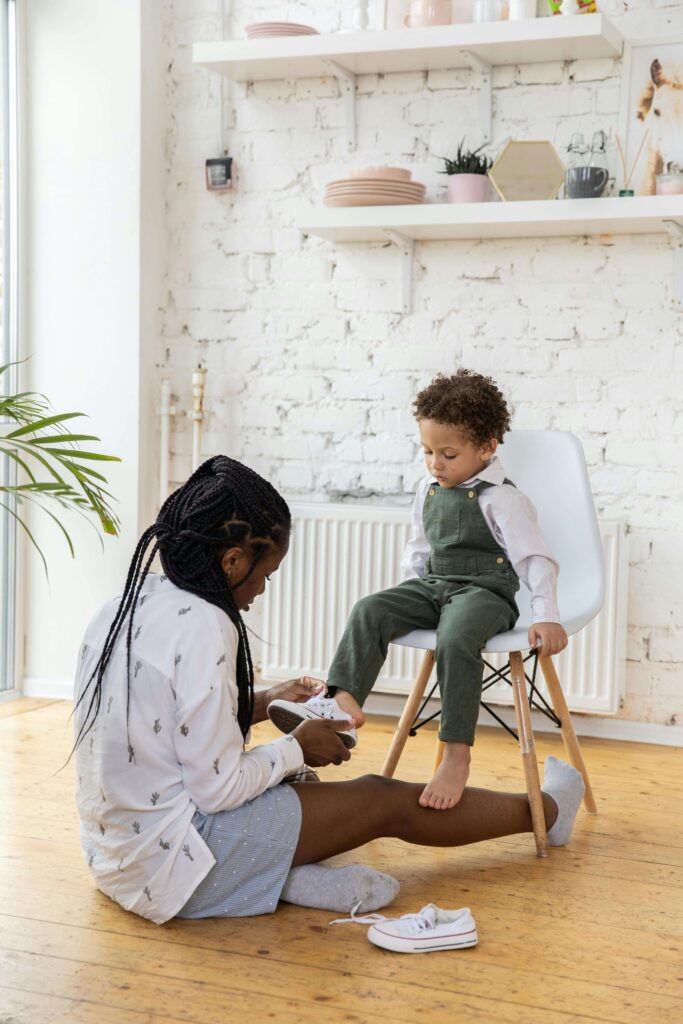 Morning Routines - Helping Put Shoes On Or Find Shoes
