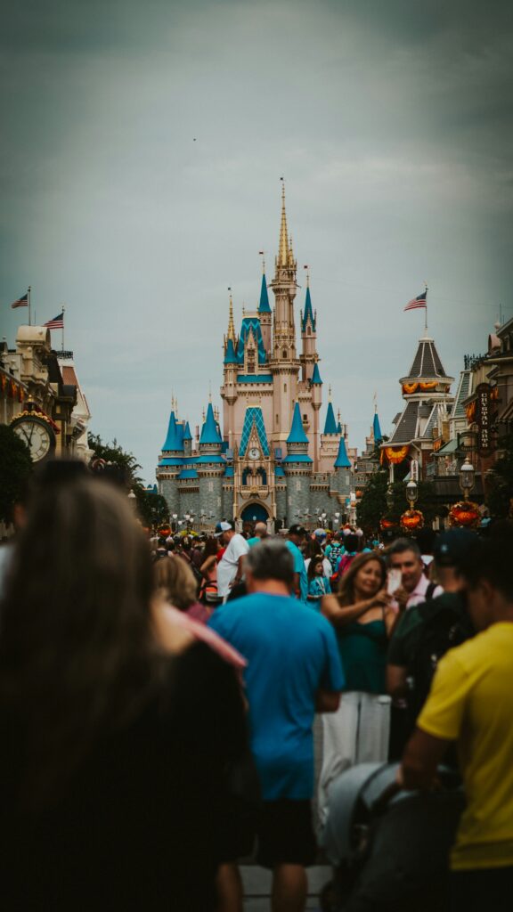 Long lines at Disney