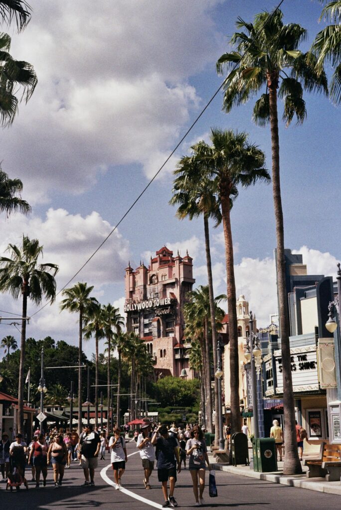 Long lines at Disney